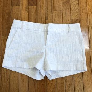 Calvin Klein textured white shorts